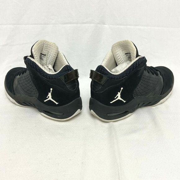 Nike Mens Air Jordan Size 9.5 New School Bred 2011 Basketball Shoes Black White - Picture 9 of 12